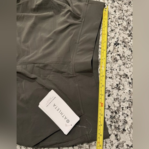 ATHLETA Brooklyn Mid Rise Ankle Pant 12 | Mountain Olive #198671 NEW - Picture 13 of 13